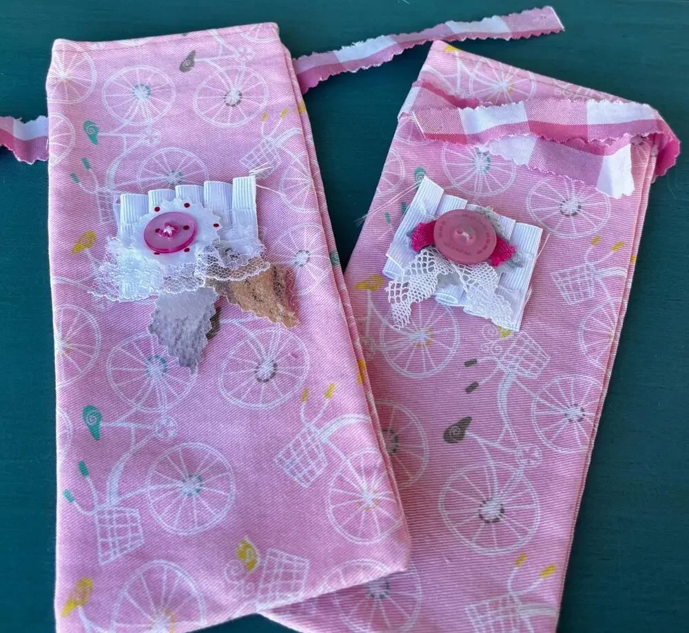 Handmade Bicycle Gift Bag Set: Gift Wrapping Supplies